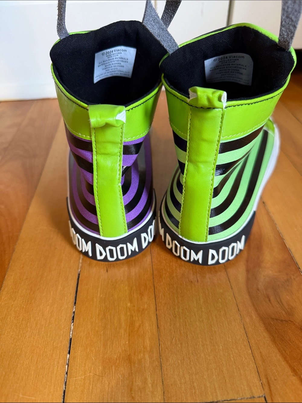 Size 7 Invader Zim Gir high top sneakers - Picture 3 of 5